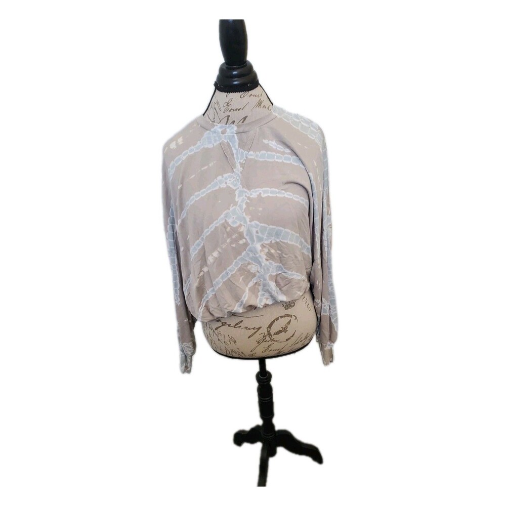 Young Fabulous and Broke XS Juliette Sweatshirt Sea Salt Frame Oversized Beige
